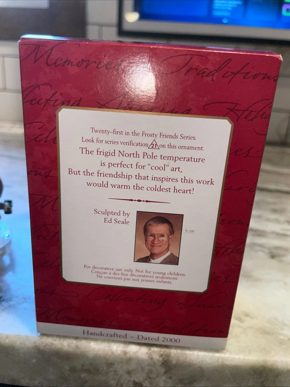 Hallmark Keepsake Ornament 2000 Frosty Friends 21st in Series Original Box